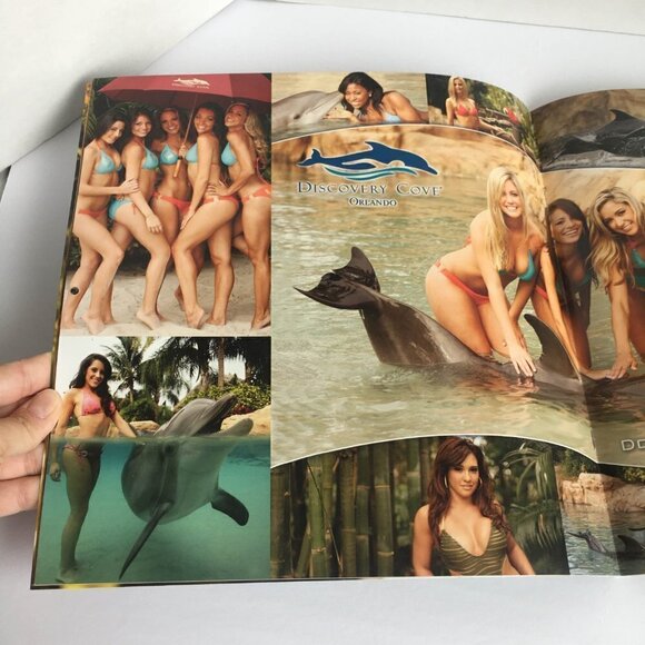 NEW Miami Dolphins Cheerleaders Discovery Cove 2008 2009 Sixteen Month Calendar - Picture 3 of 16